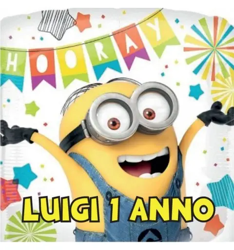 48 ADESIVI MINIONS PERSONALIZZABILI