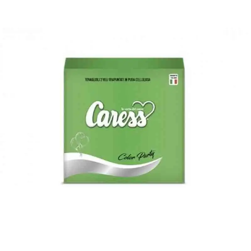 tovaglioli in carta 25 pz. verdi 33 x 33 cm 50233