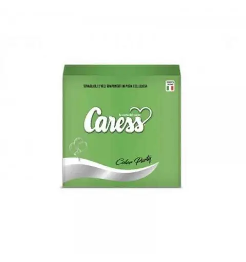 tovaglioli in carta 25 pz. verdi 33 x 33 cm 50233