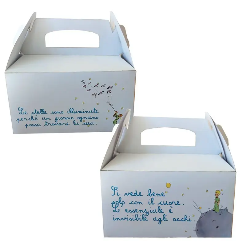 Box Contenitore Caramelle e Pop Corn tema Piccolo principe
