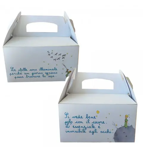 Box Contenitore Caramelle e Pop Corn tema Piccolo principe