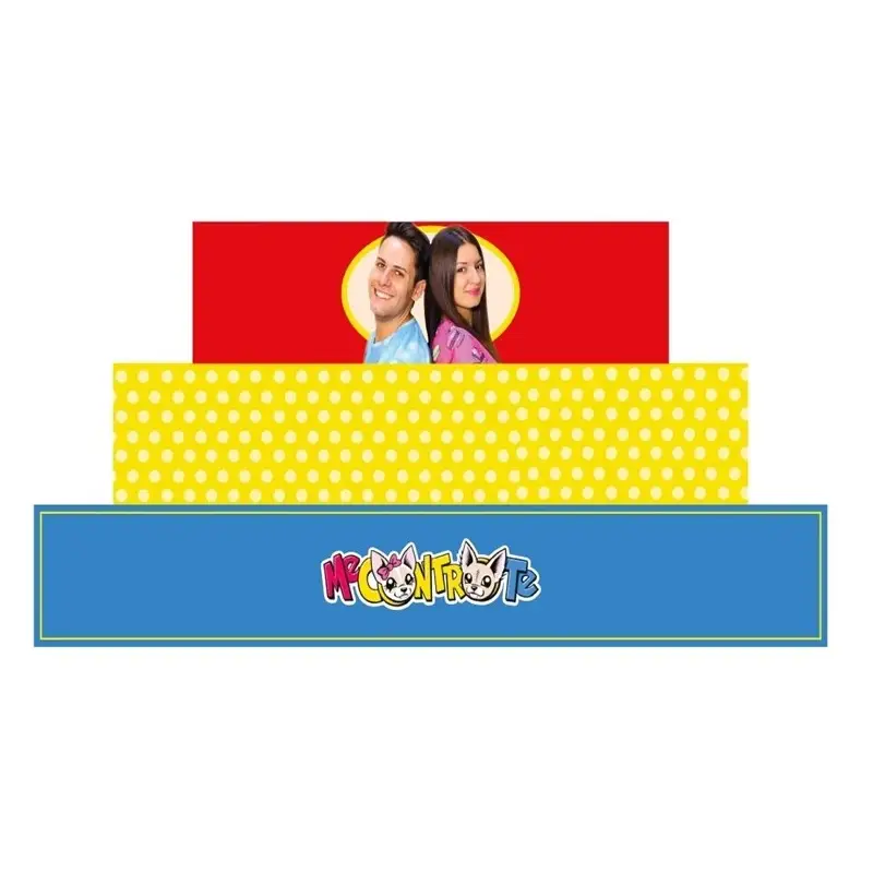 Torta scenografica Me contro Te grafica 1