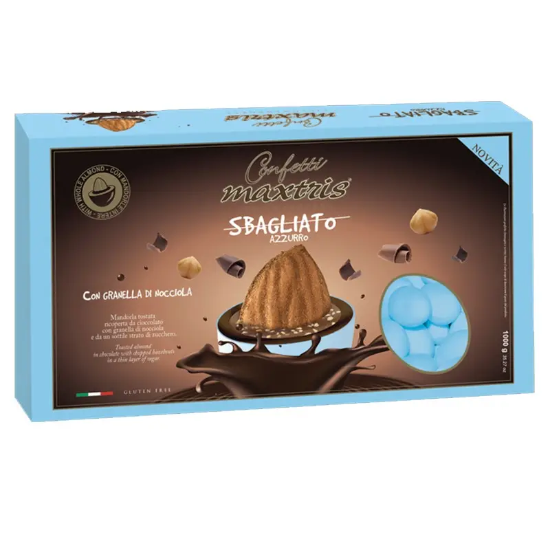 Confetti Maxtris Sbagliato Celeste 1kg - MAXSBC
