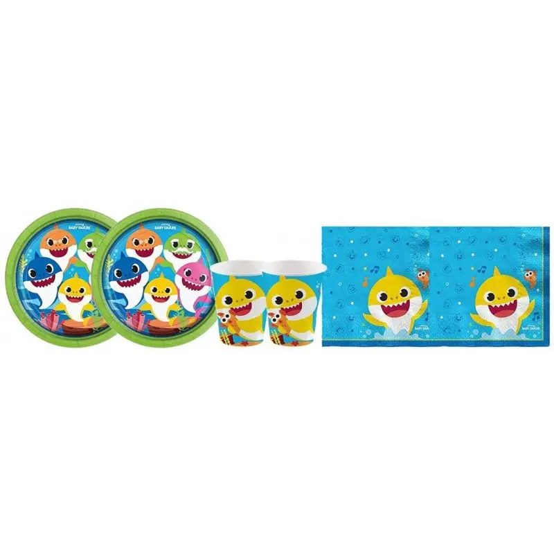 Set festa Baby Shark per 16