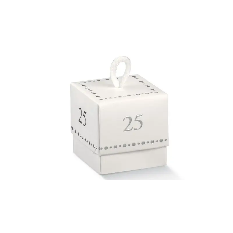 50 scatoline white 25 argento