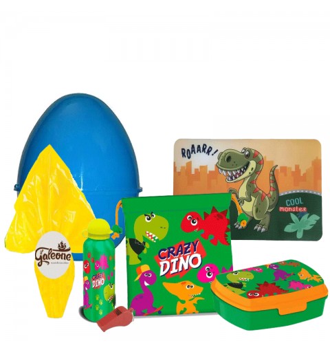 Uova di Pasqua Crazy Dino con gadget e cioccolato
