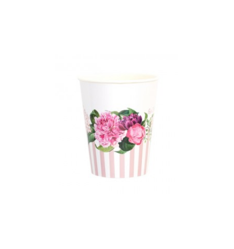 Bicchieri Floral pink - 8 pz