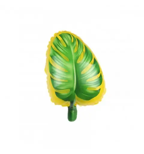 Palloncino mylar Foglia Gialla h18 - 45 1pz 995564-01