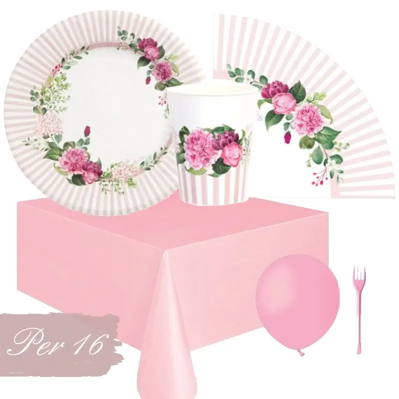 Kit n.6 floral pink