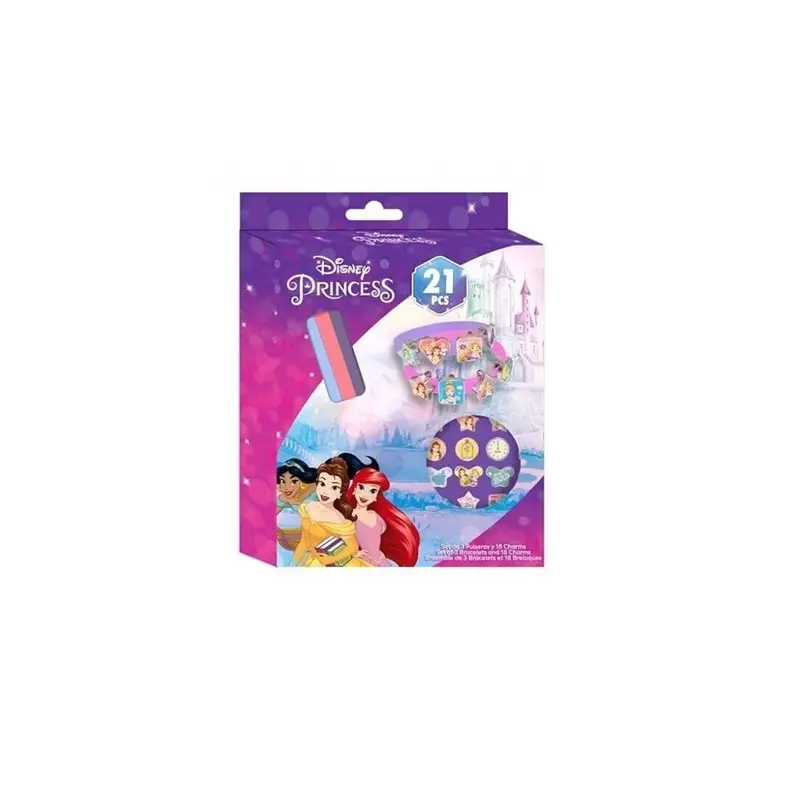 Box Braccialetti con Charms Principesse Disney WD21642
