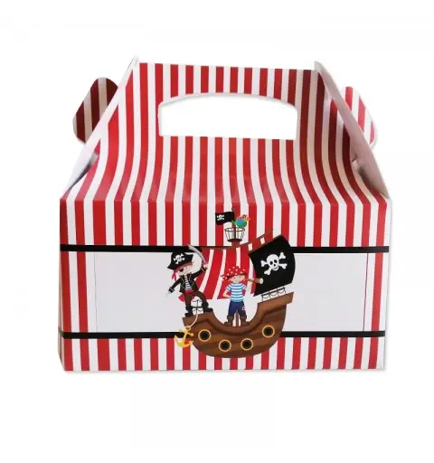 Box Contenitore Caramelle e Pop Corn tema Pirati