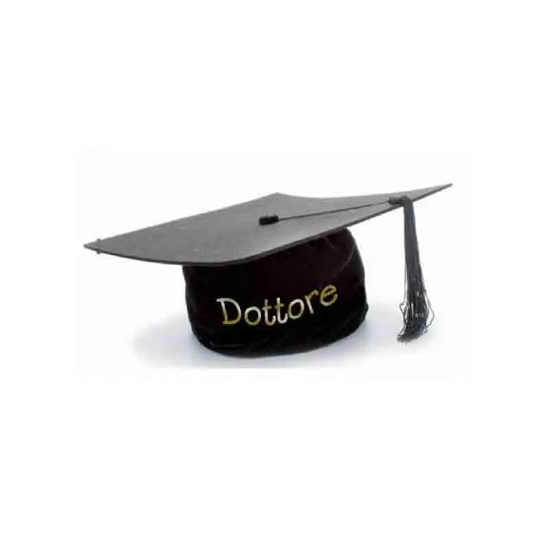 cappello laurea tocco dottore 610317