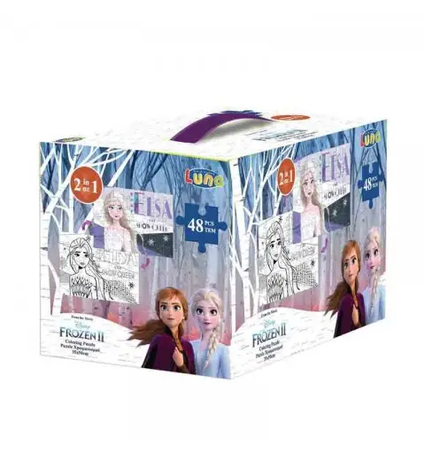 puzzle da colorare 2 in 1 disney frozen 48 pz 562640