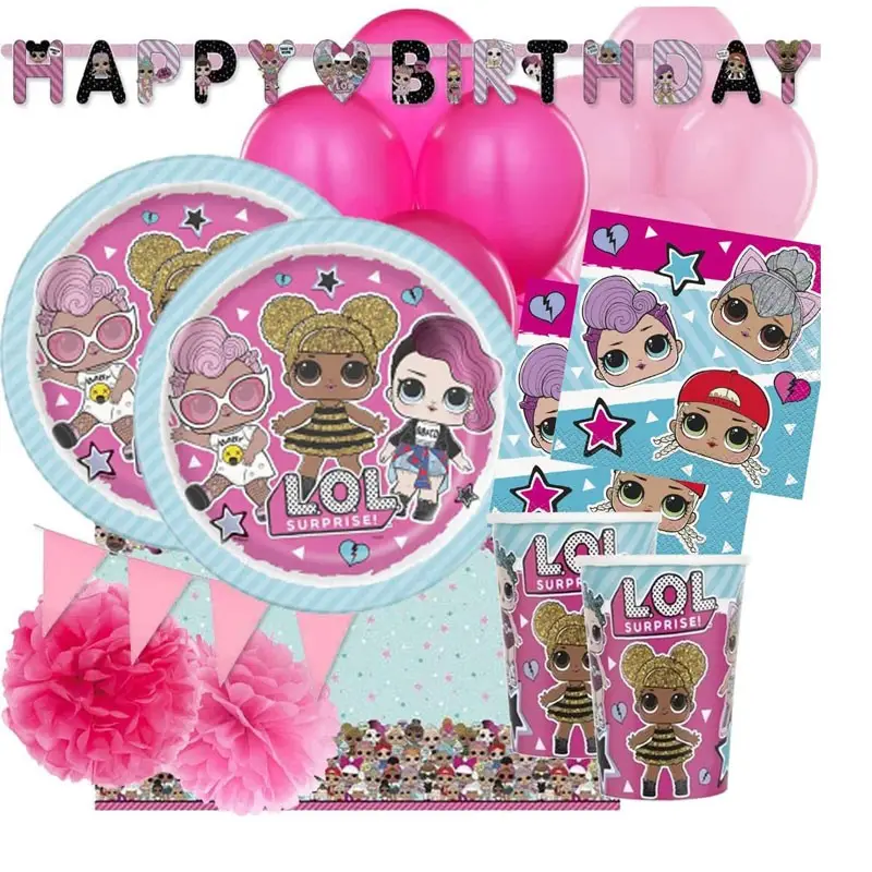 KIT N. 59 LOL SURPRISE NEW – COORDINATO TAVOLA PER 40