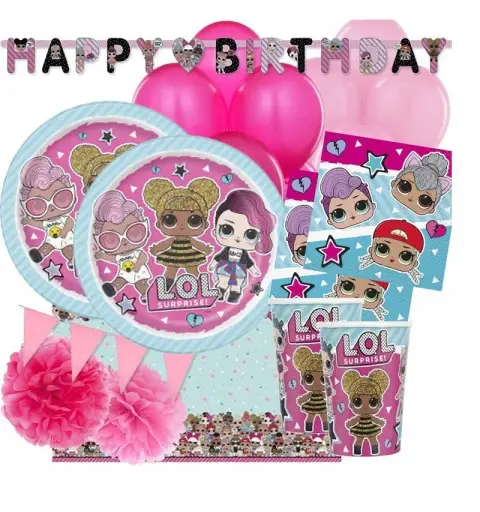 KIT N. 59 LOL SURPRISE NEW – COORDINATO TAVOLA PER 40
