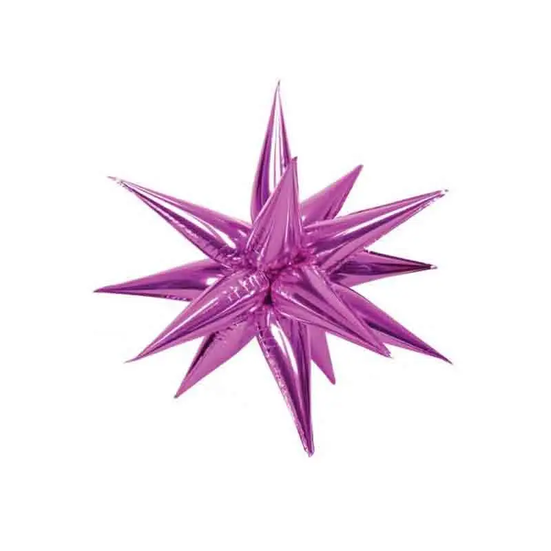 palloncino Mylar Kit Exploding Star fucsia  981772-01 65 cm
