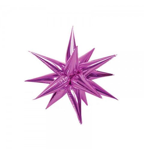palloncino Mylar Kit Exploding Star fucsia  981772-01 65 cm