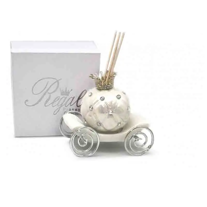 profumatore carrozza bianco 12 cm BA21019W