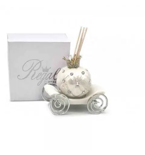 profumatore carrozza bianco 12 cm BA21019W