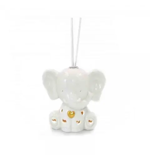 profumatore elefante in resina con luce 11 cm A211068