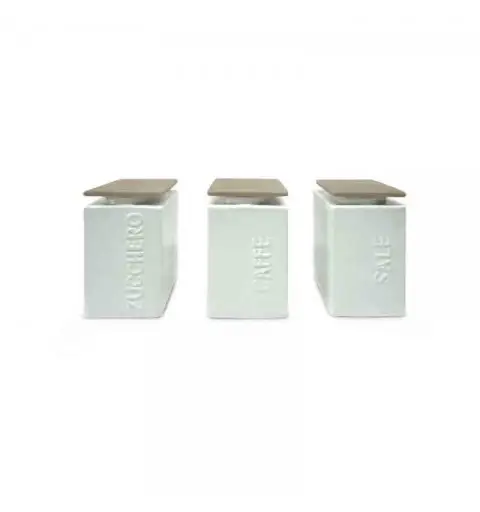 tris barattoli quadrati 82166 sale caffè zucchero