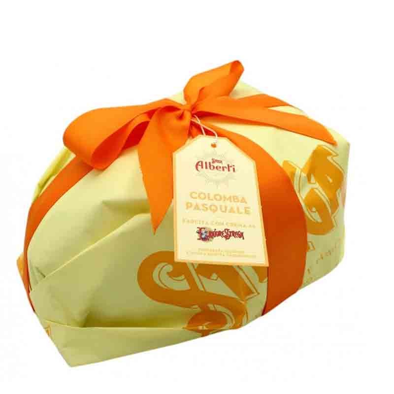 Colomba di Pasqua farcita con crema al liquore Strega 1000 gr