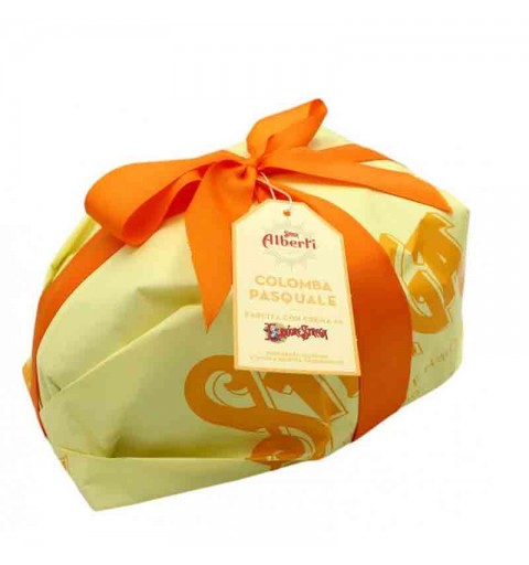Colomba di Pasqua farcita con crema al liquore Strega 1000 gr