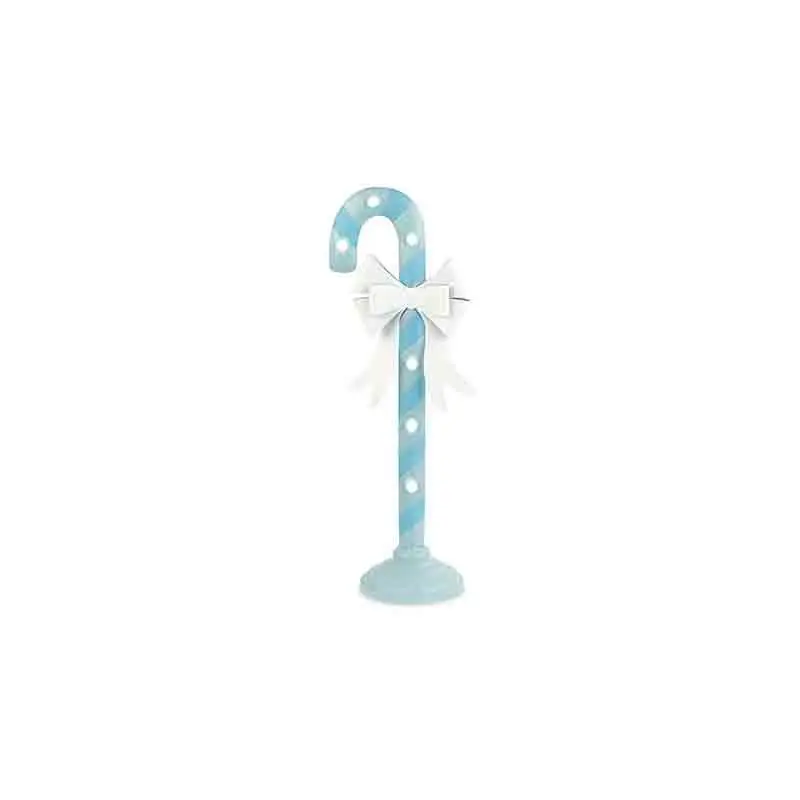 Maxi candy stick azzurro con led 29049 h 760 mm