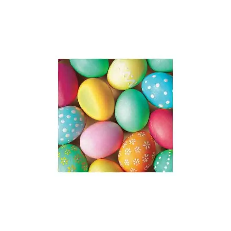 tovagliolo 25 x 25 cm Easter Bunny & Basket 16 pz uova pasquali 8C343190