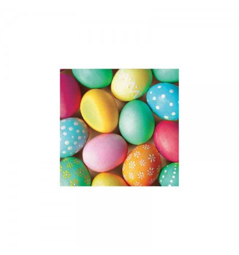 tovagliolo 25 x 25 cm Easter Bunny & Basket 16 pz uova pasquali 8C343190