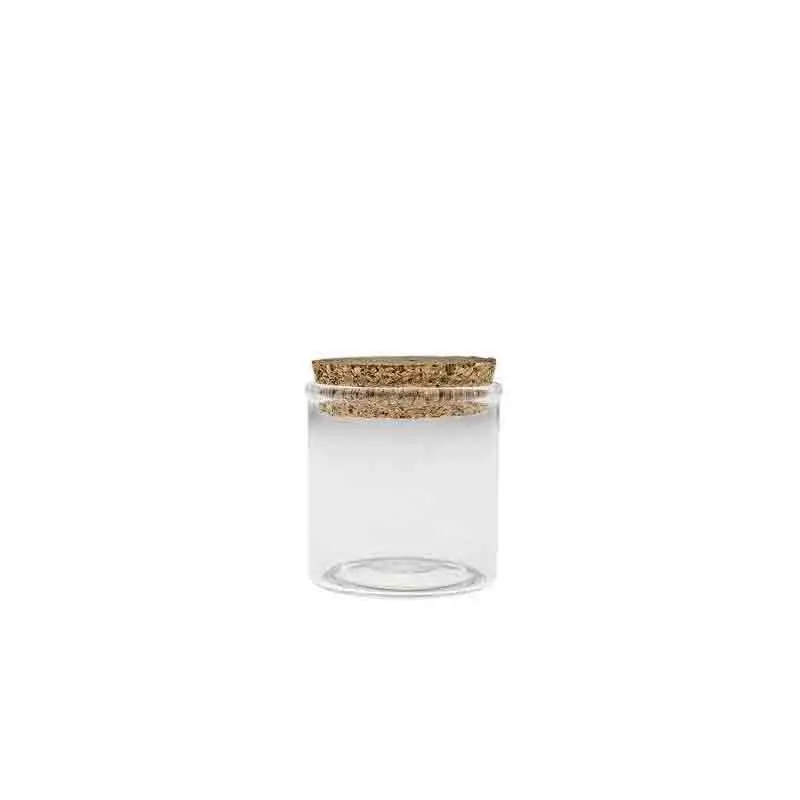Barattolino in vetro porta confetti con tappo sughero 1018322 4,7 x 5 cm
