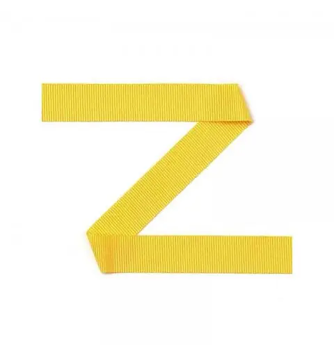 rotolo nastro grosgrain giallo NGG10-640 1 cm x 25 metri