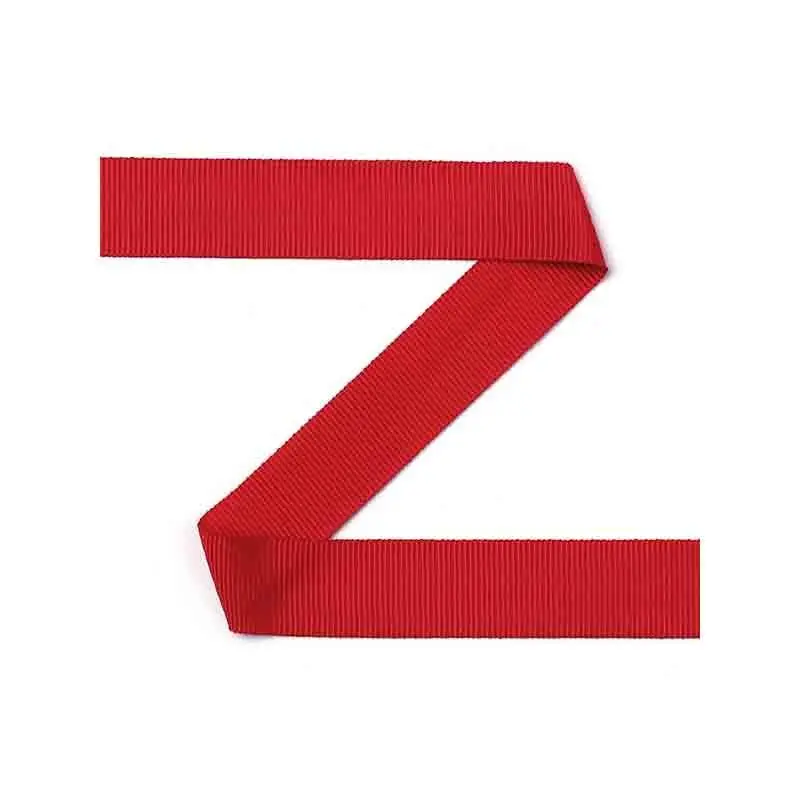 rotolo nastro grosgrain rosso NGG10-252 1 cm x 25 metri