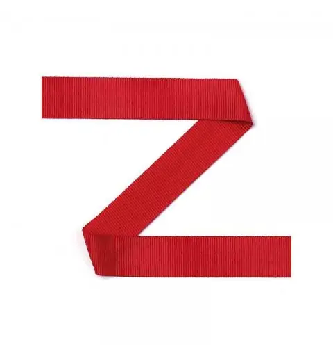 rotolo nastro grosgrain rosso NGG10-252 1 cm x 25 metri