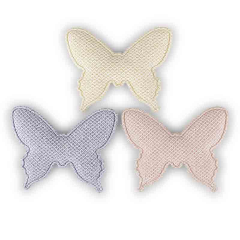 36 farfalle morbide decorative colori assortiti pastello 4,5 x 5,5 cm 22421117-2