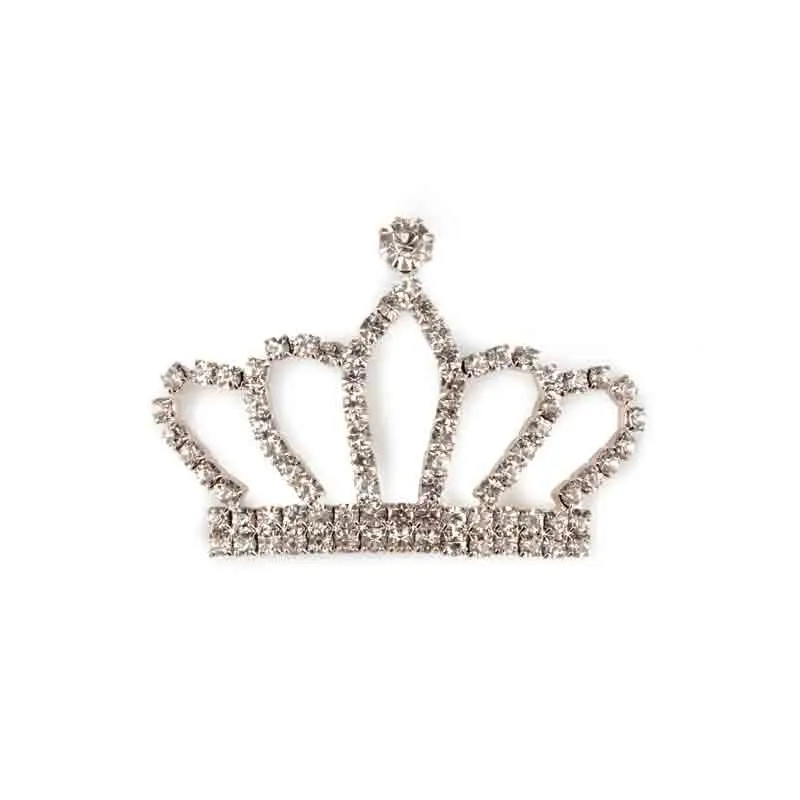 6 corone con strass decorative 4,4 x 5 cm 9425121