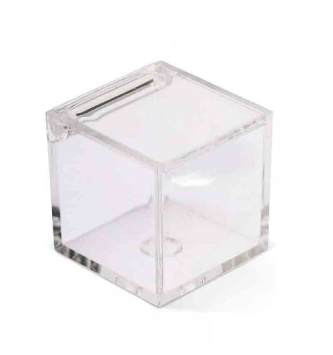 Portaconfetti plexiglass Cubo 6 x 6 x 6 cm