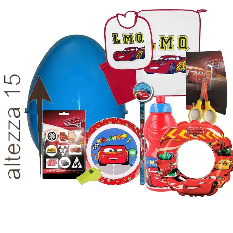Pasqualone con guscio da 15 cm cars con gadget