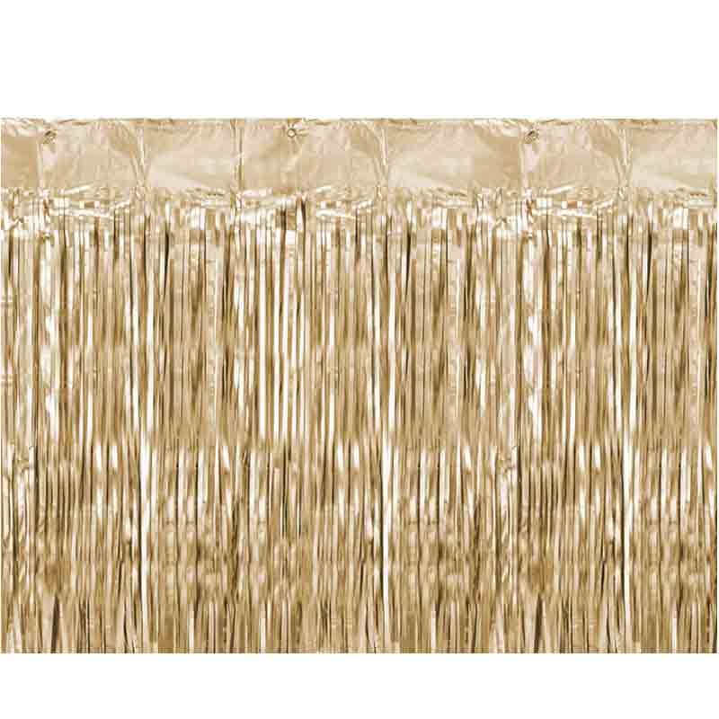 Tenda per feste color oro metallizzato 90 cmx 250 cm CRT-019ME