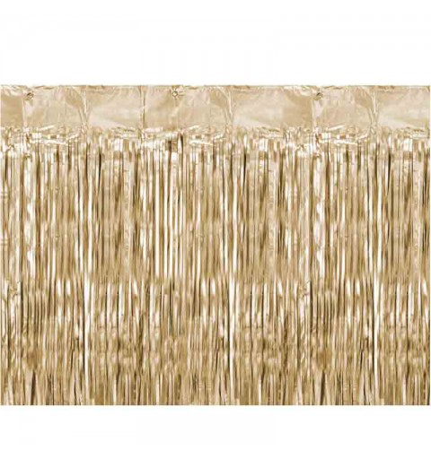 Tenda per feste color oro metallizzato 90 cmx 250 cm CRT-019ME