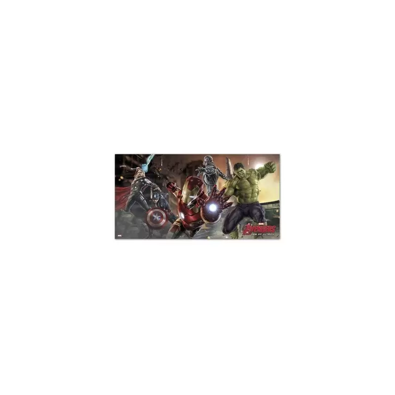 SCENOGRAFIA DECORAZIONE MURALE AVENGERS 2