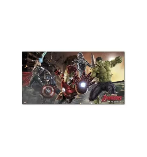 SCENOGRAFIA DECORAZIONE MURALE AVENGERS 2