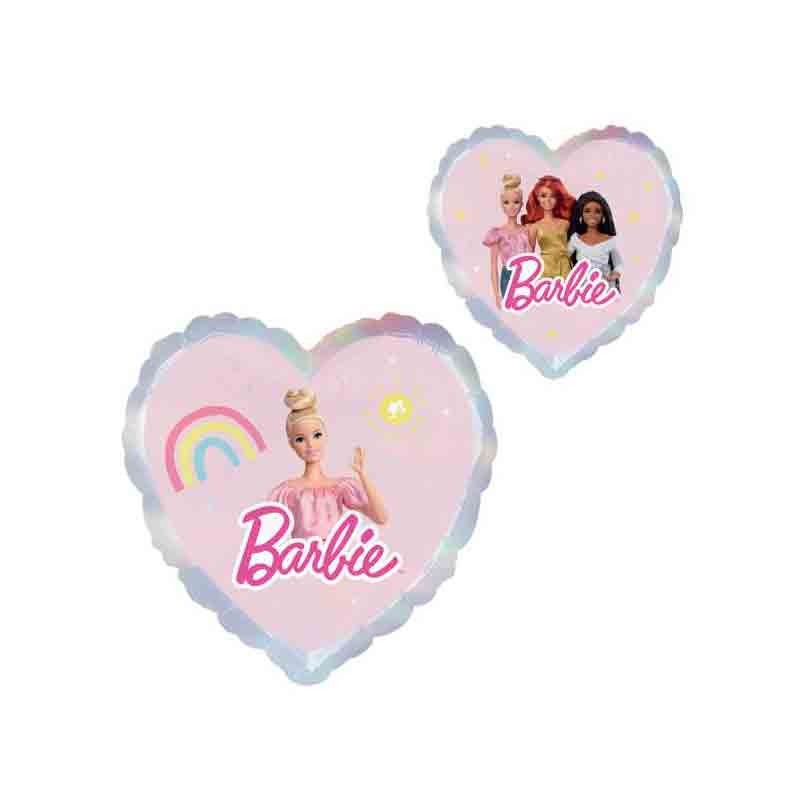 Palloncino foil cuore Barbie rosa A43411
