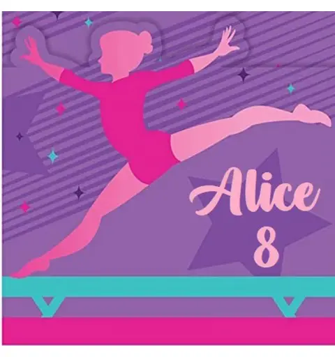 48 ADESIVI PERSONALIZZABILI GINNASTICA ARTISTICA