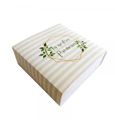 20 Box scatoline degustazione promessa strisce esagono