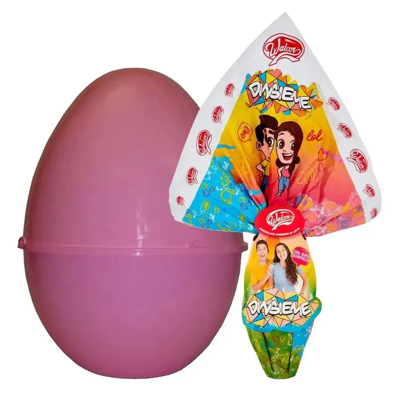 Uovo di Pasqua Dinsieme con Guscio Rosa