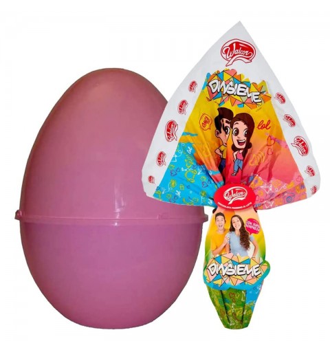 Uovo di Pasqua Dinsieme con Guscio Rosa