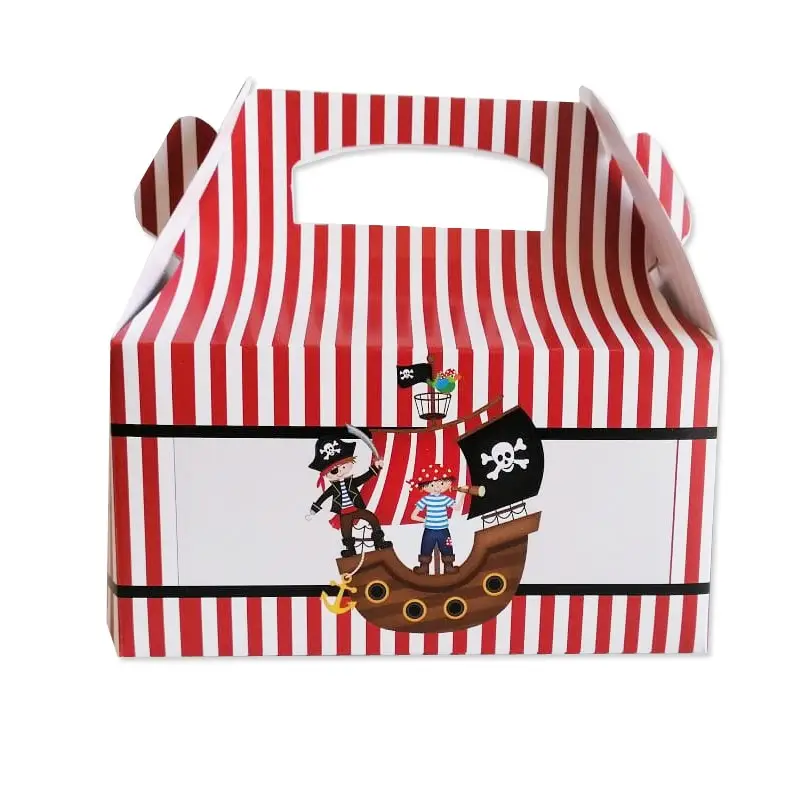 Box Contenitore Caramelle e Pop Corn tema Pirati