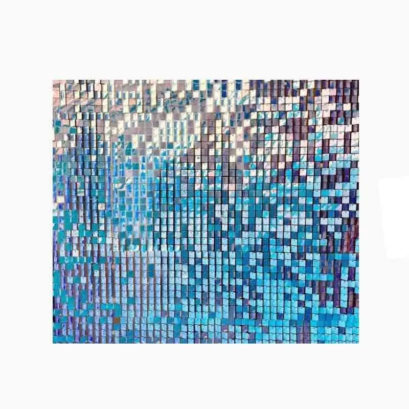 1 pannello backdrop Paillettes azzurro 30x30 cm zz-spev-001-lt