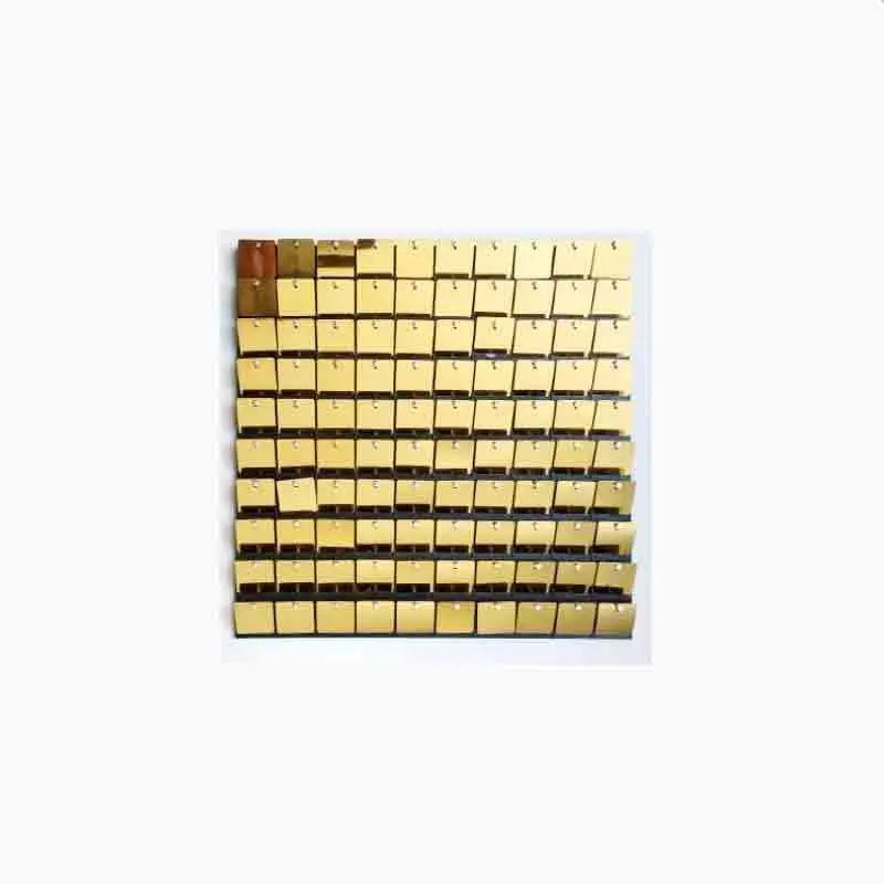 1 pannello backdrop Paillettes dorate oro 30x30 cm zz-spev-001-o